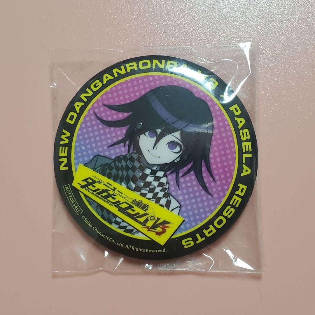 ニューダンガンロンパV3 照れ顔 ハート缶バッジ 王馬小吉 最原終一